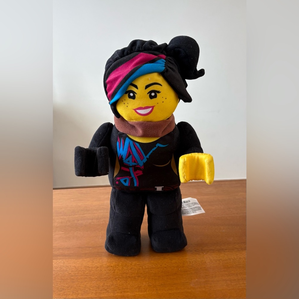 Lego Plush Minifigure Lucy (Wyldstyle)Doll Yellow Black Blue Pink- item #6253399